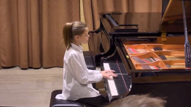 F. Mndelssohn «album leaf» op.117. Anna Karakina, 11 y.o// Ф.Мендельсон «Листок из альбома» ми мино смотреть онлайн