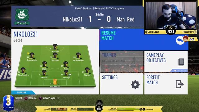 FUT CHAMPIONS WEEKEND LEAGUE #96 FIFA 19 LIVE 🔴 смотреть онлайн