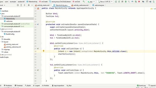Navigation And Toast Message(JAVA) смотреть онлайн