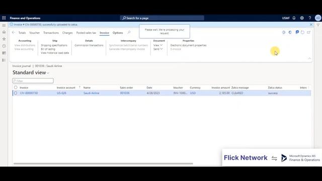 Microsoft Dynamics 365 | ZATCA E-Invoicing Phase 2 integration by Flick Network | Dynamics F&O смотреть онлайн