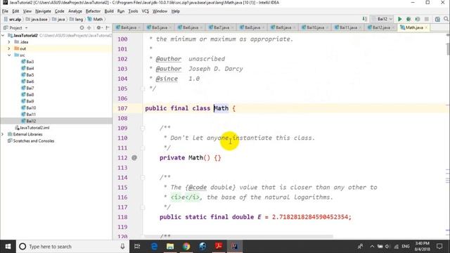 Java - 12: Các phương thức của lớp Math смотреть онлайн