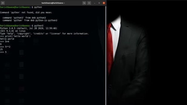 Getting started with Python shell смотреть онлайн