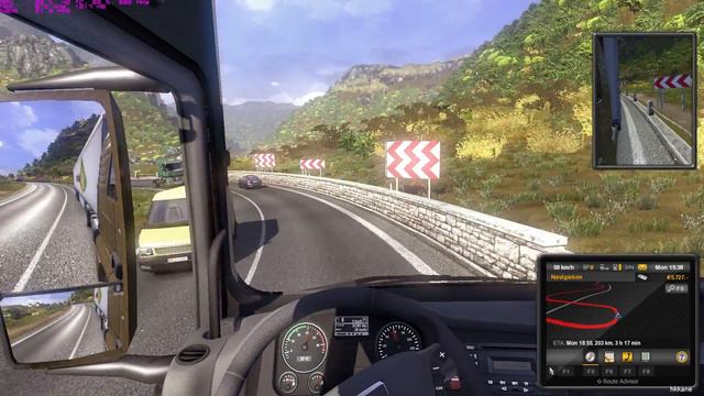 Euro Truck Simulator 2 TSM Map 2.1 GTX660 1080P Gameplay смотреть онлайн