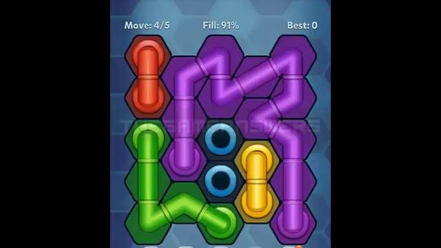 Pipe Lines Hexa Starter Level 21-30 Solution смотреть онлайн