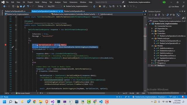 Refresh Sliding Expiration Time Into Redis Cache in Asp.Net Core 3.1 Web API Part - 6 In Hindi смотреть онлайн