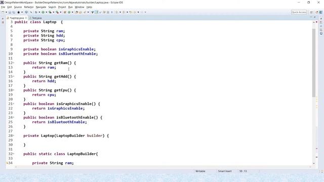 How to Implement Builder Design Pattern in Java ? || Design Pattern смотреть онлайн