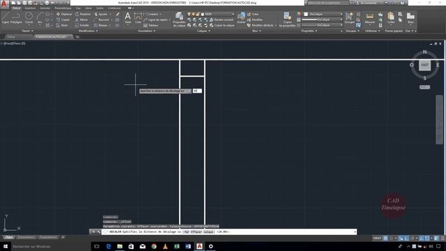 Formation AutoCAD pour Débutant #2 - Portes et Fenêtres смотреть онлайн