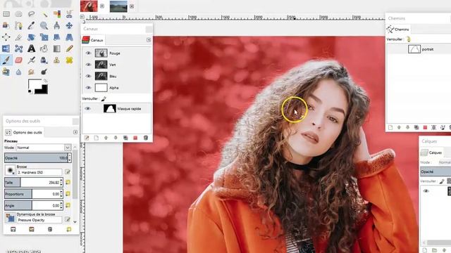 N° 6 Cours GIMP : Le masque rapide pour tout détourer смотреть онлайн