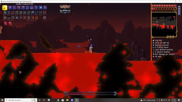 Terraria Calamity Mod - Beating Wall Of Flesh On Master Revengeance Mode! смотреть онлайн