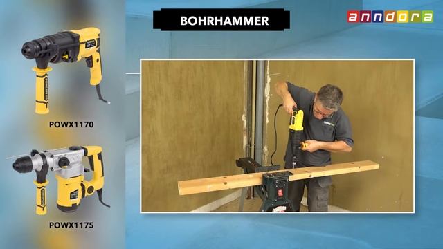 Preview Bohrhammer Varo POWX1170 POWX1175 смотреть онлайн