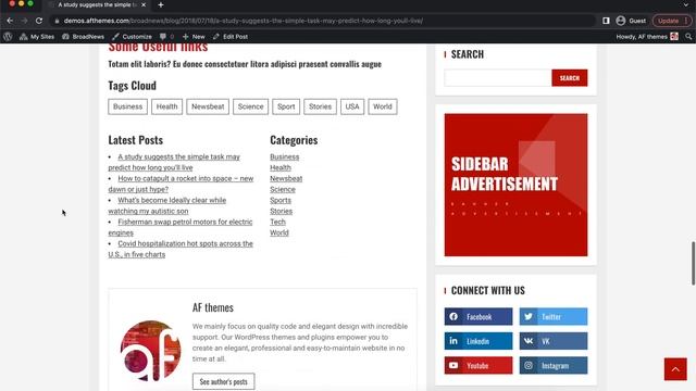 BroadNews - Theme Overview | Versatile Newspaper Theme for WordPress смотреть онлайн