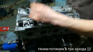 Ford Focus1 1.8. Капремонт двигателя. Engine rebuild timelapse.