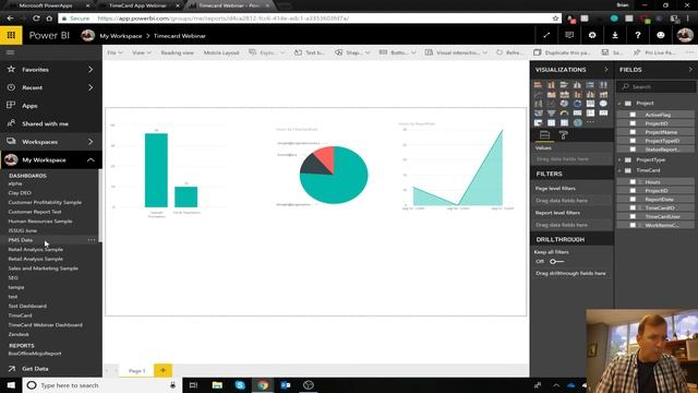 Integrating Power BI into PowerApps смотреть онлайн