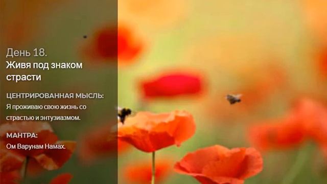 День 18 Медитация Живя под знаком страсти (Дипак Чопра) смотреть онлайн