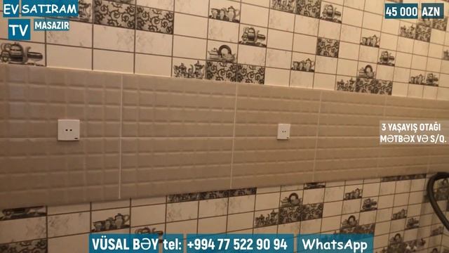 45 000 MANATA HƏYƏT EVİ SATILIR / MASAZIRDA/Недвижимость в Баку / EV SATIRAM TV/ heyet evleri смотреть онлайн