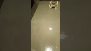 Наливной пол в туалет сталинки