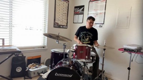 Underrated Kit!!! Ludwig Accents Cs Combo Power Kit.. Free Jam