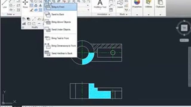 AutoCAD 2011 - Hatch Ribbon смотреть онлайн