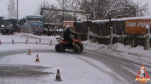 Сдача практического экзамена на квадроцикле (категория А1)
