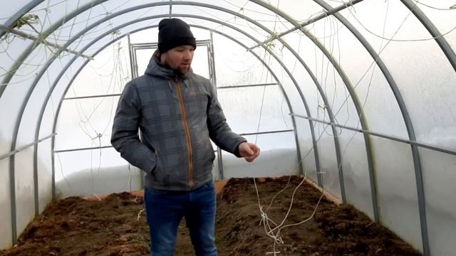 ОБЗОР!!! Ревизия теплиц зимой. Зачем снег в теплице??? смотреть онлайн