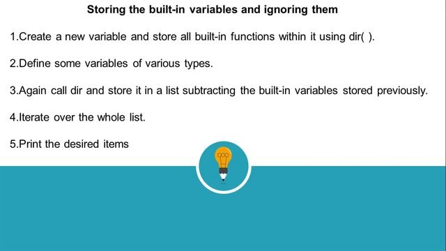 all defined variables in Python смотреть онлайн