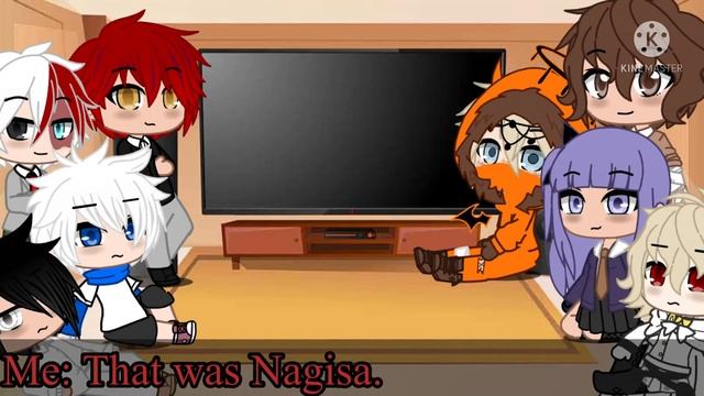 Anime/Fandom characters react to each other| Karma Akabane| Part 2| Gacha Club| смотреть онлайн