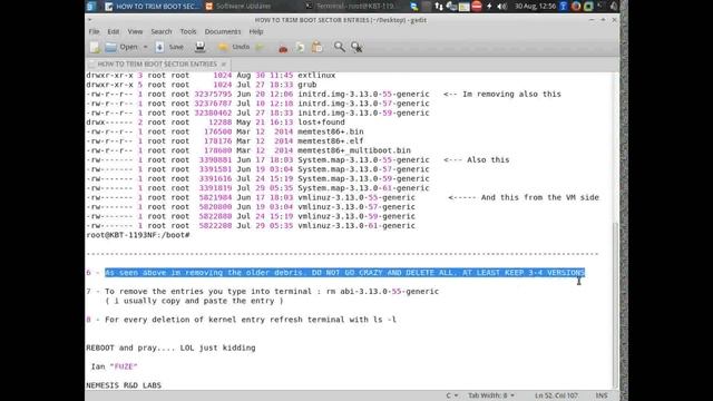 How to fix "NO SPACE LEFT ON /BOOT" on Backbox 4 Linux and other Linux смотреть онлайн