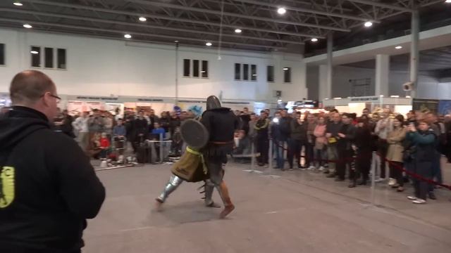 Стальная Грань 2016 - поединок рыцарей в доспехах full contact смотреть онлайн