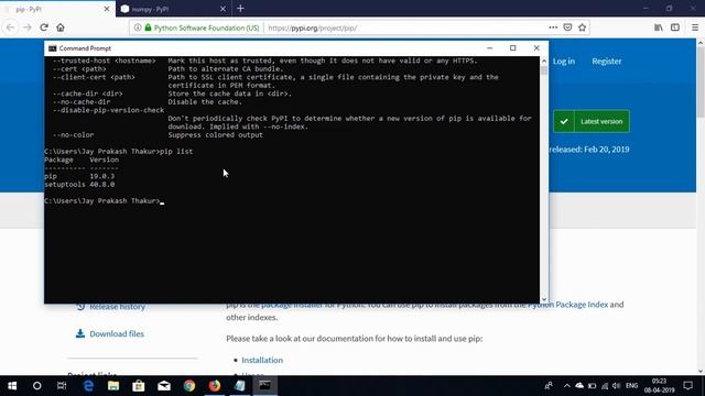 7. How to Manage packages using pip ?. смотреть онлайн
