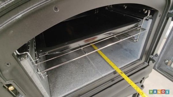 Isotta forno evo La Nordica stufa a legna con forno per cucinare panoramica prodotto yagos