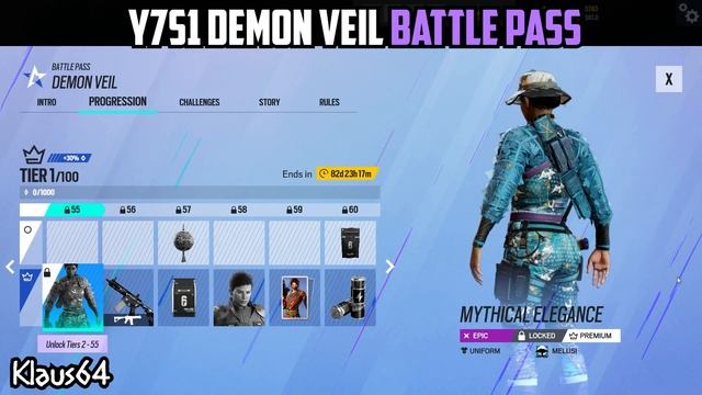 BEST BATTLE PASS EVER? - Y7S1 Demon Veil COMPLETE Battle Pass Showcase - Rainbow 6 Siege Year 7 смотреть онлайн