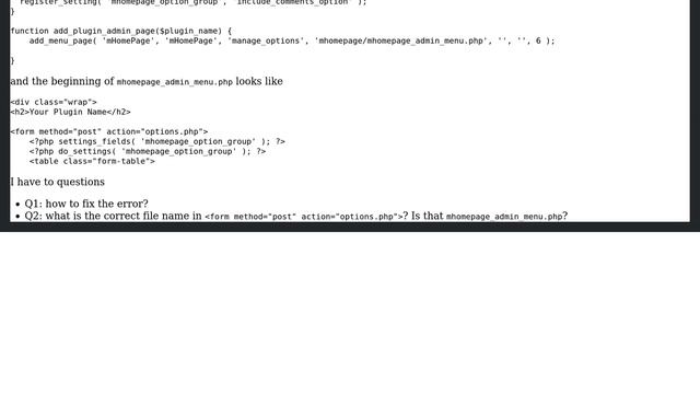 Wordpress: How to fix 'Call to undefined function do_settings()' error? смотреть онлайн