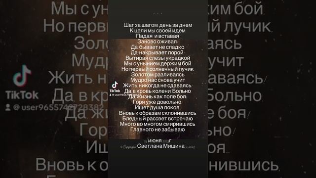 Шаг за шагом. Стихи. Светлана Мишина #поэзия #стихи #мысливслух #motivation #путь #вера смотреть онлайн