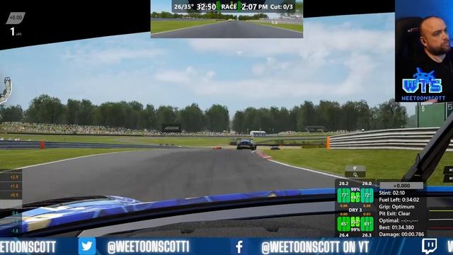 ACC Sim Seniors Championship S3 Group 1 Oulton Park смотреть онлайн