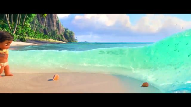 Moana(2016)  Moana Meets The Ocean