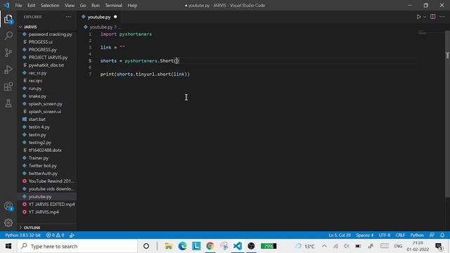 Url shortener | url shortener using python | tiny url |how to make small url | HINDI смотреть онлайн