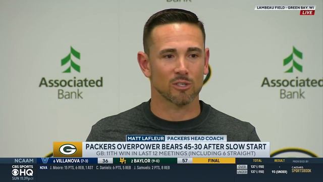 Packers coach Matt LaFleur discusses if he's considering making a special teams move | CBS Sports… смотреть онлайн