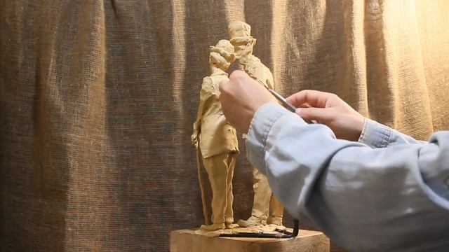 Скульптура.Скульптор Дмитрий Морозов. Изготовление статуэтки.