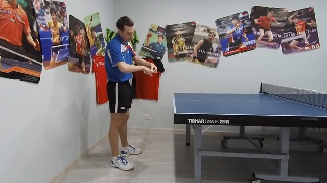 ВАРИАНТ ИГРЫ ПО ЗАПИЛУ (Как принять сильную подрезку в настольном теннисе) смотреть онлайн