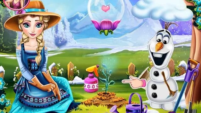 Frozen Elsa Ice Flower - Games for Kids смотреть онлайн