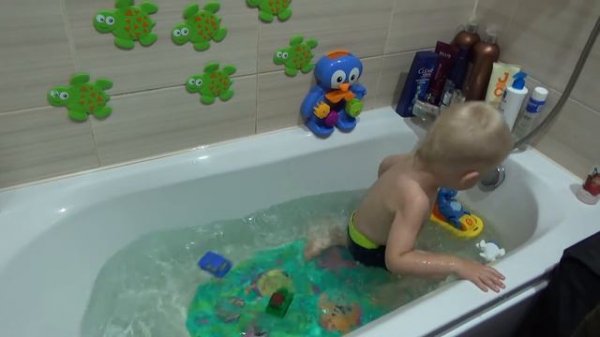 Игрушки для ванны Tomy бегемотик Развлечения для детей