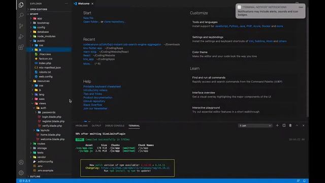 Laravel Sinhala Tutorial - #05 How to Run App | Laravel Tutorial for Beginners смотреть онлайн