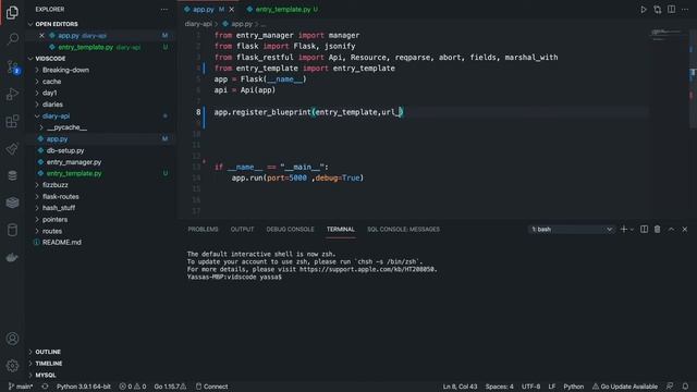 Improving Flask Applications With Blueprints смотреть онлайн