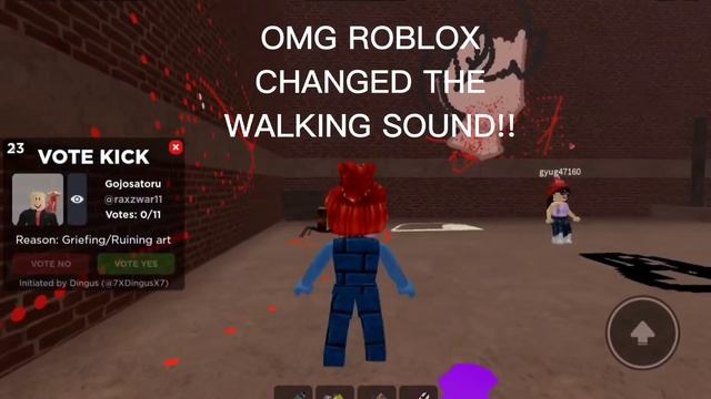 ROBLOX...?! (new walking sound) смотреть онлайн
