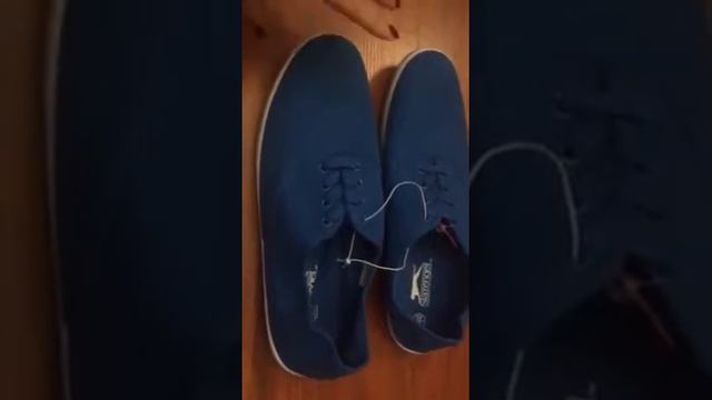 Обзор посилки SportsDirect мужские кеды slazenger Размерная Сетка смотреть онлайн