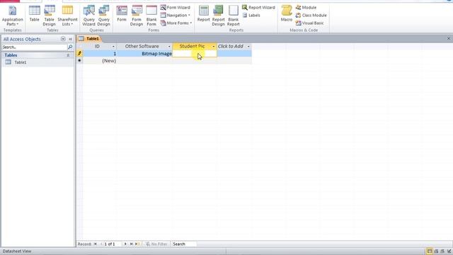 ms access tutorial for beginners part 10 | OLE OBJECT data type of ms access | sir majid ms access смотреть онлайн