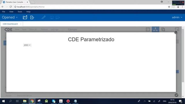 PENTAHO BI SERVER - CDE PARAMETRIZADO смотреть онлайн