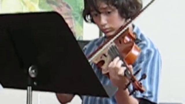 Justin Playing Beethoven's Minuet In G