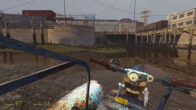 Half Life 2 Cinematic Mod Полное Прохождение Часть 03 Водные процедуры