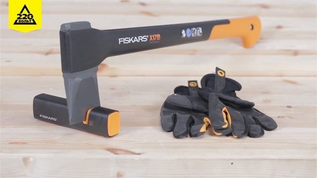 Набор Топор FISKARS + точилка и перчатки смотреть онлайн